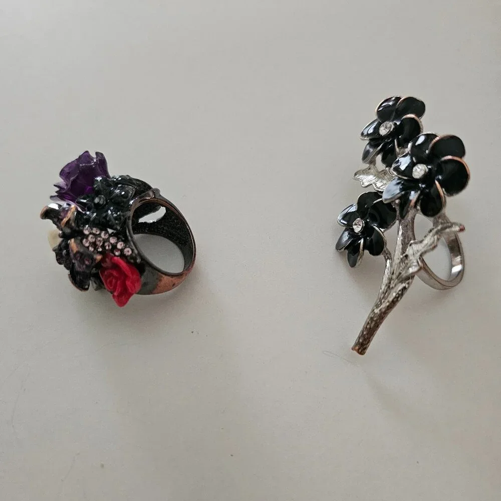 Two Flower Rings - Picture 3 of 3
